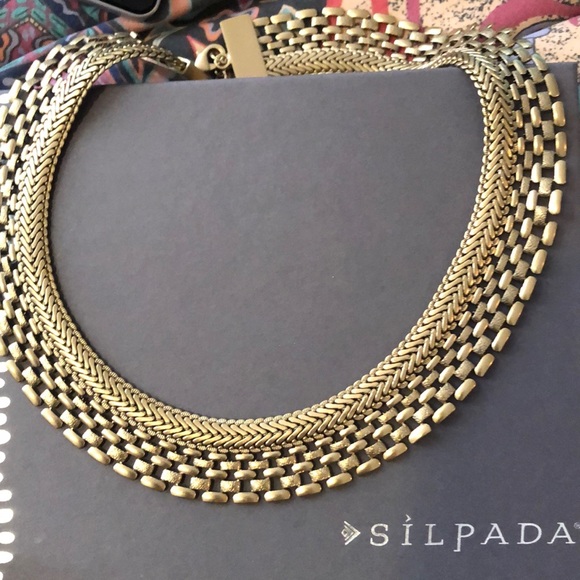 Silpada Jewelry - Silpada Brass Collar Statement Necklace KRN0085